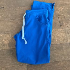 COPY - FIGS royal blue, Kade (cargo) Scrub Pants